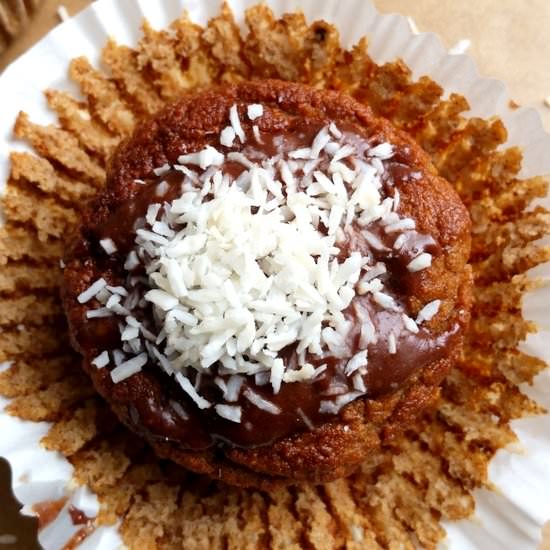 Coconut-Chocolate Banana Muffins