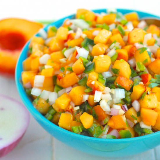 Quick and Easy Peach Salsa