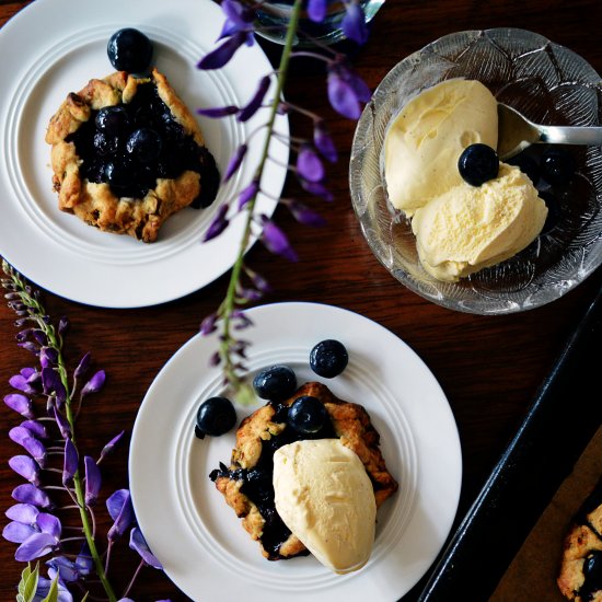 Mini Blueberry & Pistachio Galettes