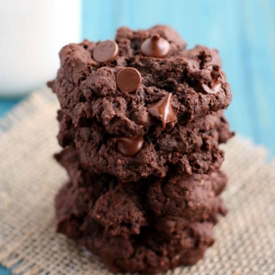 Double Chocolate Fudge Beet Cookies