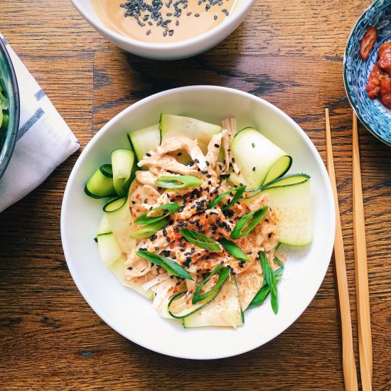 Cold Sesame Noodles w/ Chicken