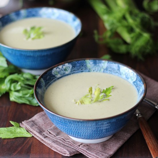 Creamy Celery and Fennel Soup