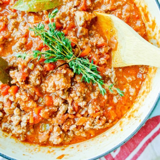 Classic Bolognese Sauce