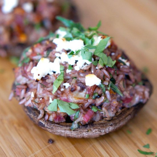 Tabbouleh Stuffed Mushrooms