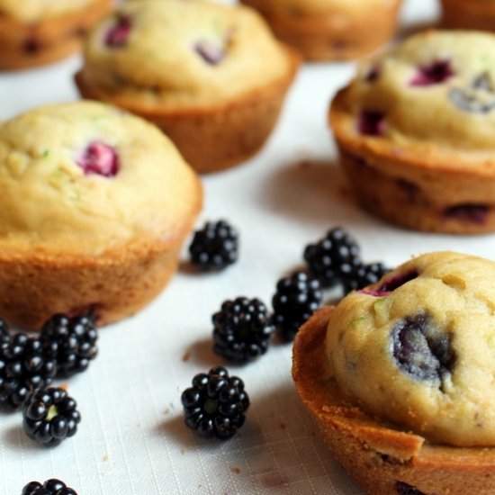 Blackberry Zucchini Muffins