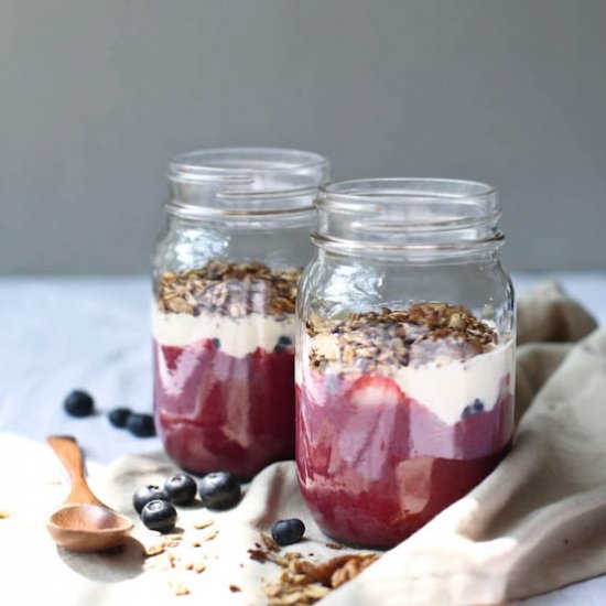 Berry Smoothie Parfait