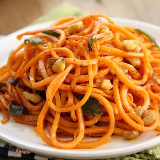 Brown Butter Sweet Potato Noodles