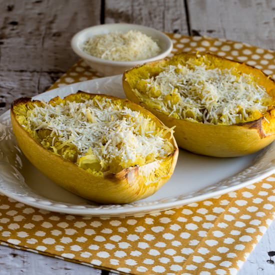 Spaghetti Squash with Mizithra