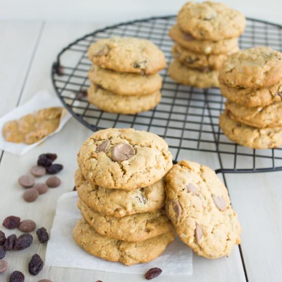 Peanut Butter Chocolate Chip Cookie