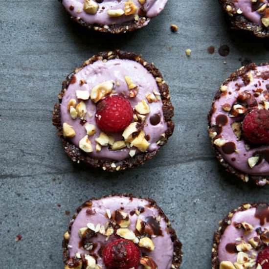 Raspberry & Chocolate Mini Tarts