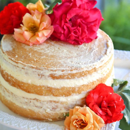 Naked Mango Cake