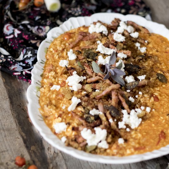 Tomato and Sage Risotto