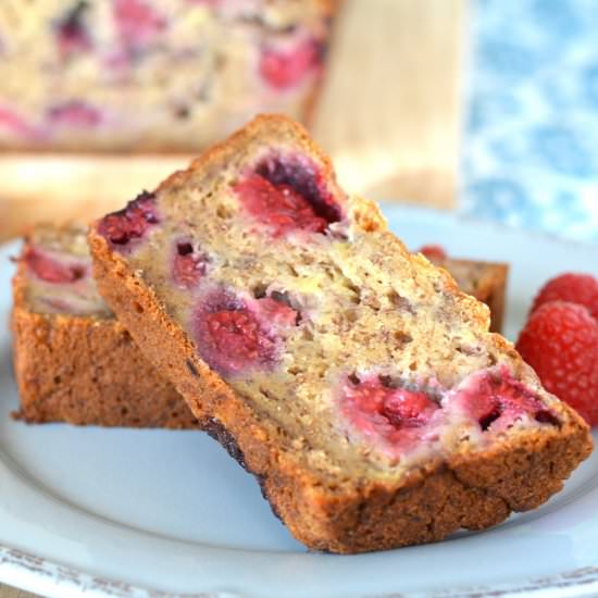 Raspberry Banana Bread