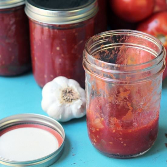 Homemade Tomato Salsa