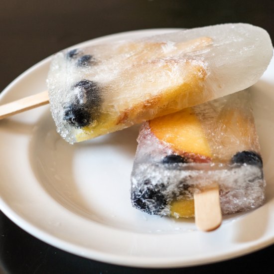 Fruity Prosecco Popsicles