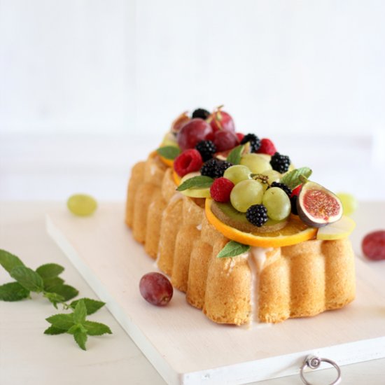 Loaf Cake de Limoncello y Frutas