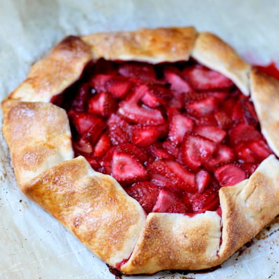 Strawberry Galette