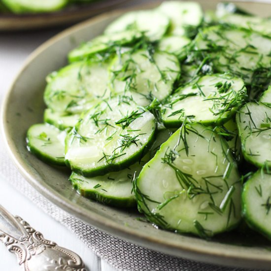 German Cucumber Salad