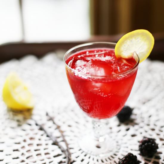 Blackberry Vanilla Mocktail