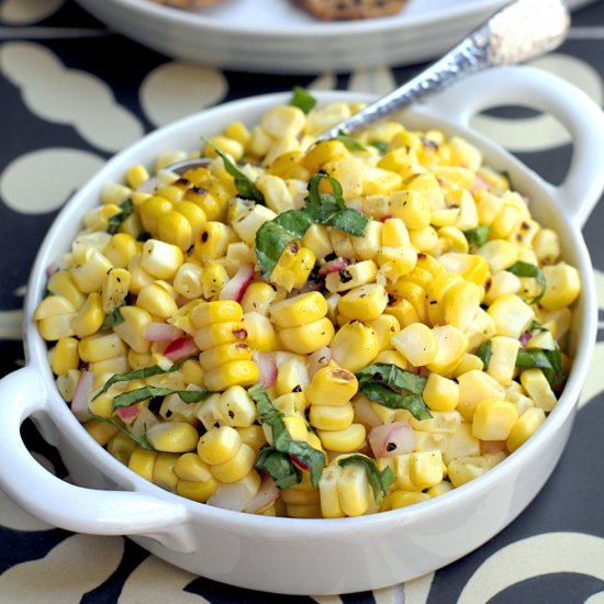 Grilled Corn Salad