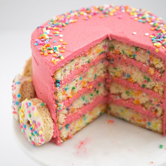 Funfetti Doughnut Cake