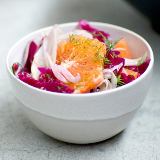 Orange and Sauerkraut Salad