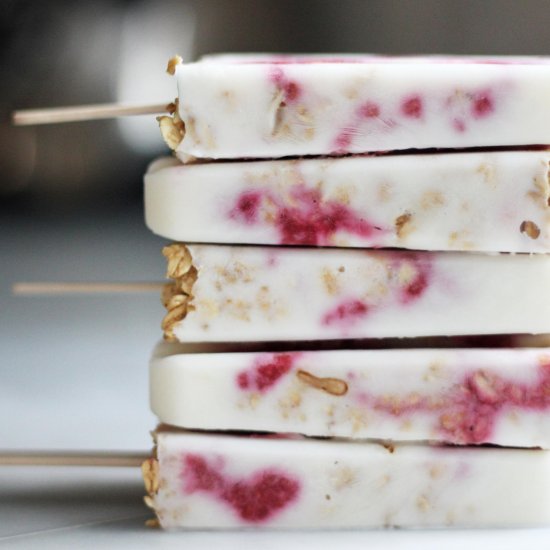 Granola Parfait Popsicles