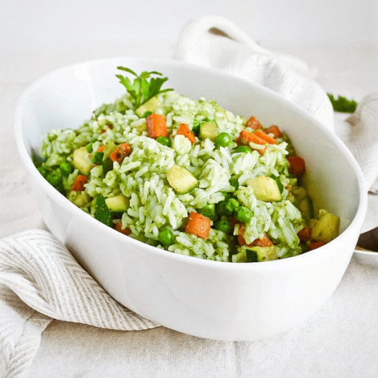 Green Rice Pilaf