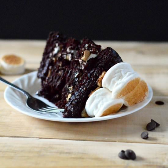 Decadent S’mores Layer Cake