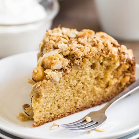 Pear Crumb Coffee Cake