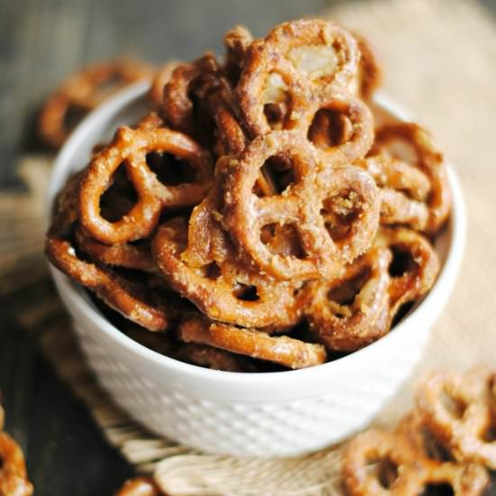 Maple Glazed Pretzels