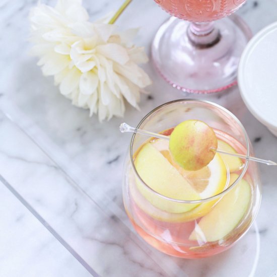 Apple Rosé Sangria