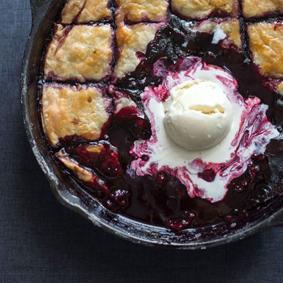 Merlot Boysenberry Pandowdy