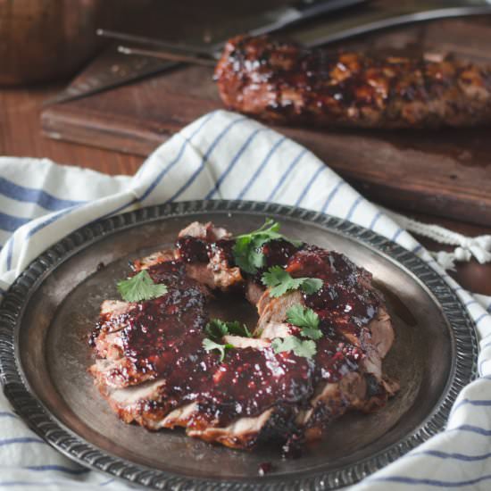 Blackberry Chipotle Barbecue Sauce