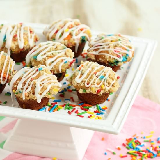 Funfetti Coffee Cake Muffins