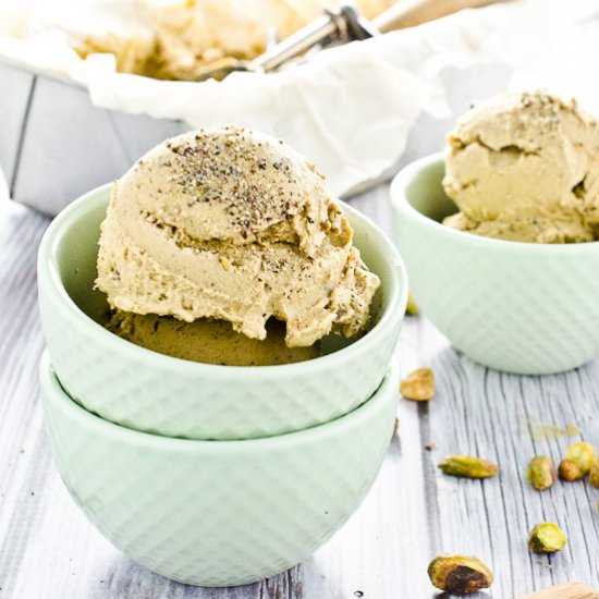 Black Pepper & Pistachio Ice Cream