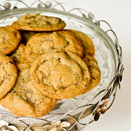 Chewy Milk Chocolate Ginger Cookies