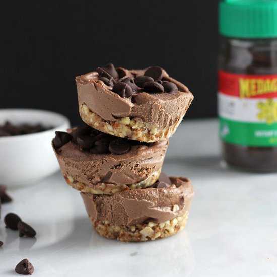 Vegan Mocha Cheesecakes