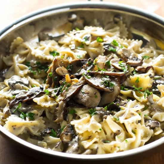 Creamy Mushroom Pasta