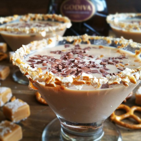 Salted Caramel Chocolate Martini