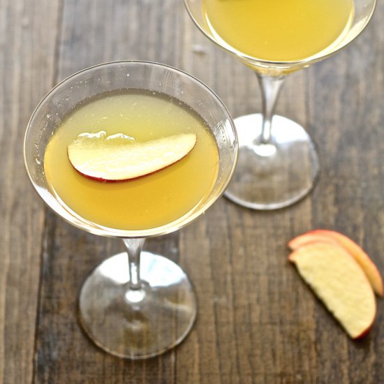 Apple Ginger Lime Martini