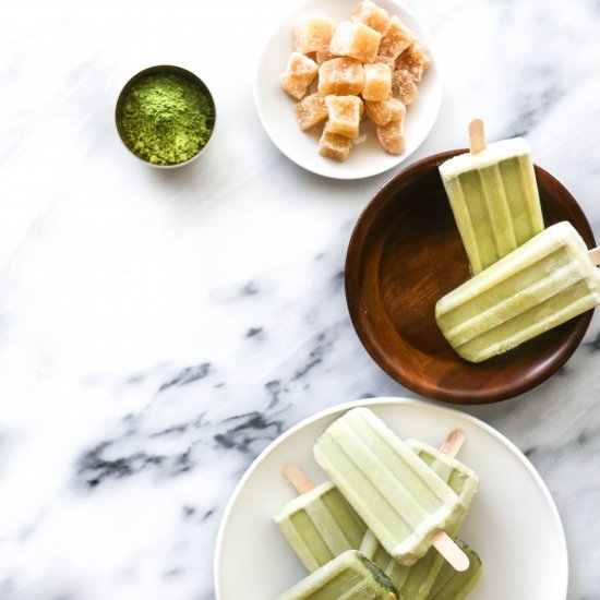 Dreamsicle Matcha Pops