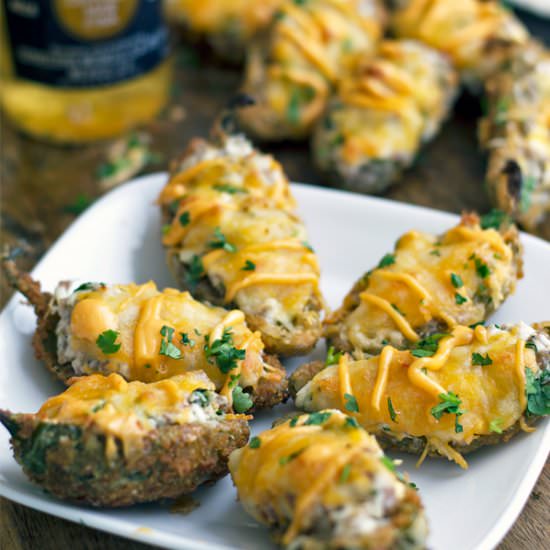 Fried Jalapeno Popper Boats