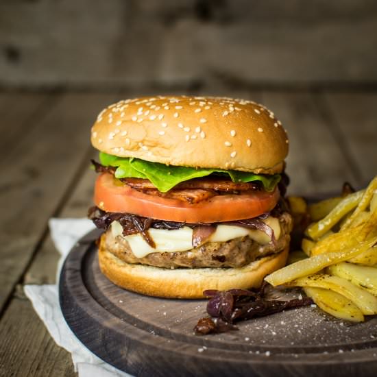 Homemade Beef Burgers