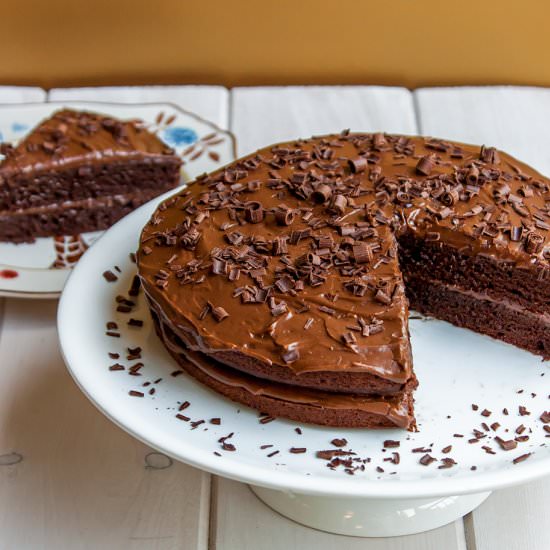 Gluten-Free Chocolate Fudge Cake