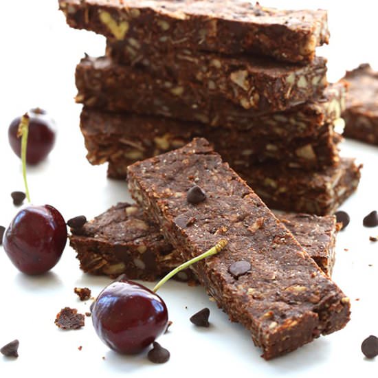 Chocolat Cherry Granola Bars