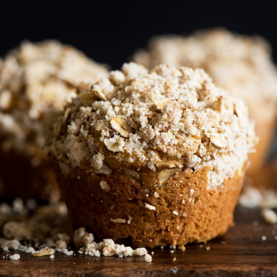 Carrot Cake Crumble Muffin