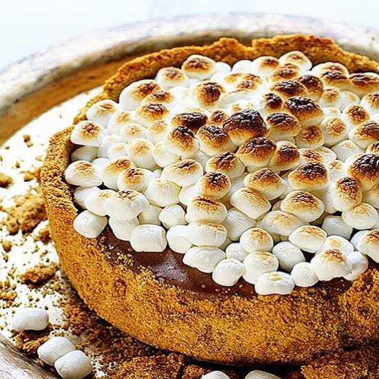 Frozen S’mores Cheesecake