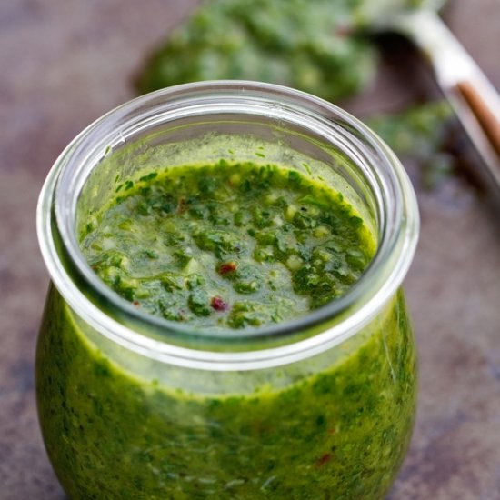 Homemade Chimichurri Sauce