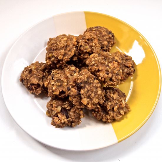 Four Ingredient Trail Mix Cookies